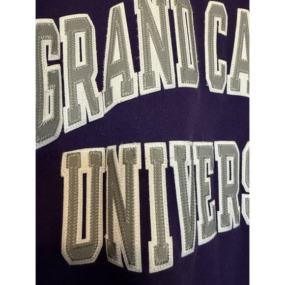 Champion Grand Canyon University Sweatshirt M – Purple Crewneck Embroidered Logo - Picture 2 of 6